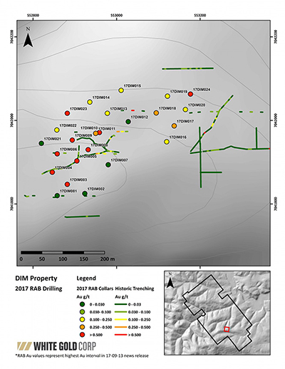 Dime Property Drilling Map